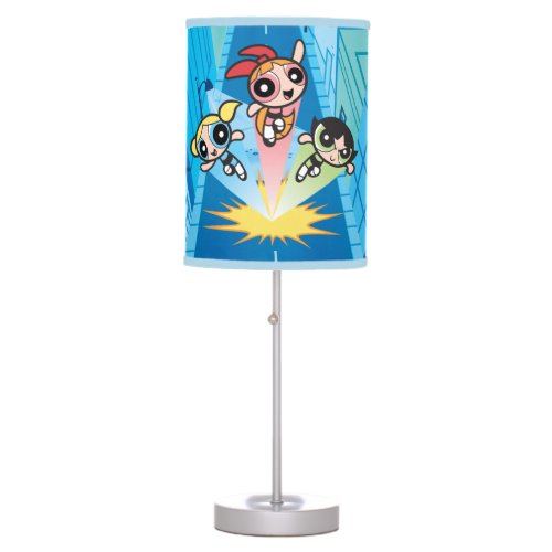 Powerpuff Girls Launch Into The Air Table Lamp