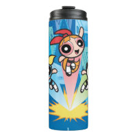 Powerpuff Girls Launch Into The Air Thermal Tumbler