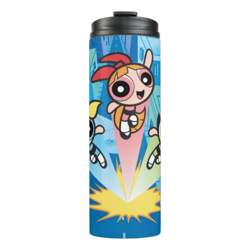 Powerpuff Girls Launch Into The Air Thermal Tumbler