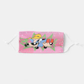 Powerpuff Girls Powfactor Adult Cloth Face Mask (Front, Folded)