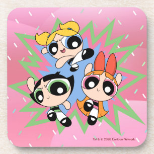 Powerpuff Girls Powfactor Beverage Coaster