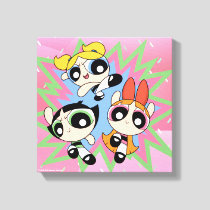 Powerpuff Girls Powfactor Canvas Print