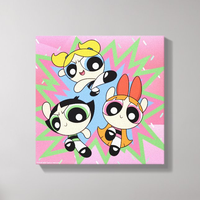 Powerpuff Girls Powfactor Canvas Print (Front)