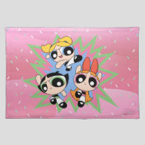 Powerpuff Girls Powfactor Cloth Placemat