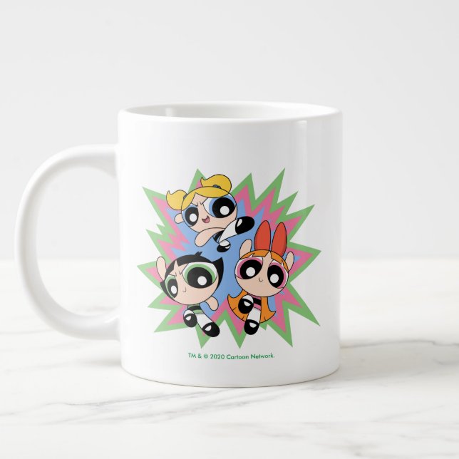 Powerpuff Girls Powfactor Giant Coffee Mug (Left)