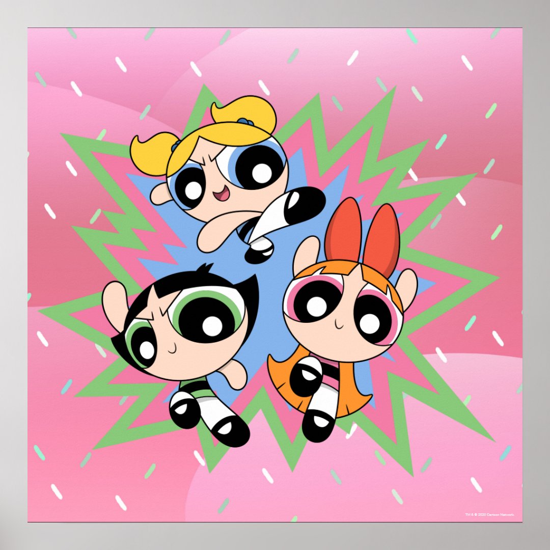 Powerpuff Girls Powfactor Poster | Zazzle