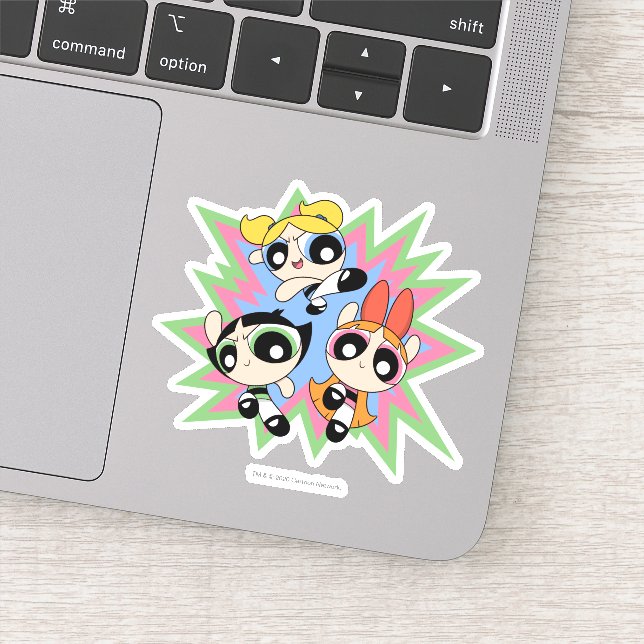Powerpuff Girls Powfactor Sticker (Detail)