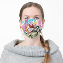 Powerpuff Girls Rule Adult Cloth Face Mask