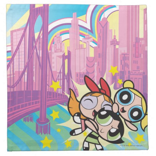 Powerpuff Girls Rule Cloth Napkin