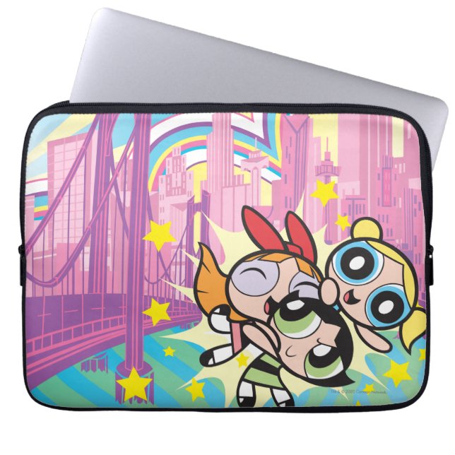 Powerpuff Girls Rule Laptop Sleeve (Front)