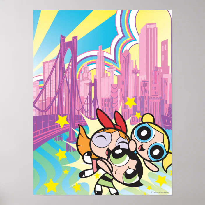 Powerpuff Girls Rule Poster Zazzle Com