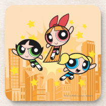 Powerpuff Girls Save The Day Beverage Coaster