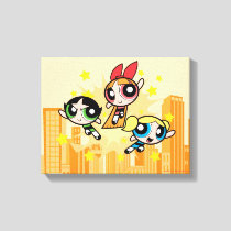 Powerpuff Girls Save The Day Canvas Print