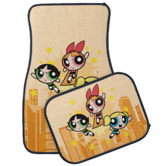Powerpuff Girls Save The Day Car Floor Mat