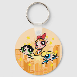 Powerpuff Girls Save The Day Keychain