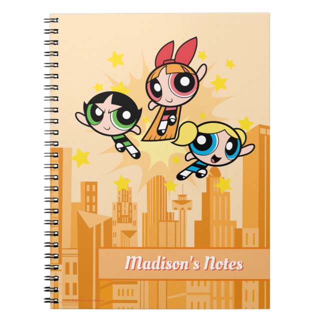 Powerpuff Girls Save The Day Notebook (Front)
