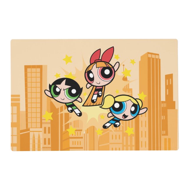 Powerpuff Girls Save The Day Placemat (Front)