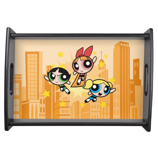Powerpuff Girls Save The Day Serving Tray (Front)