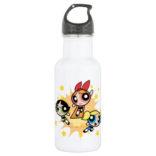 Powerpuff Girls Save The Day Stainless Steel Water Bottle