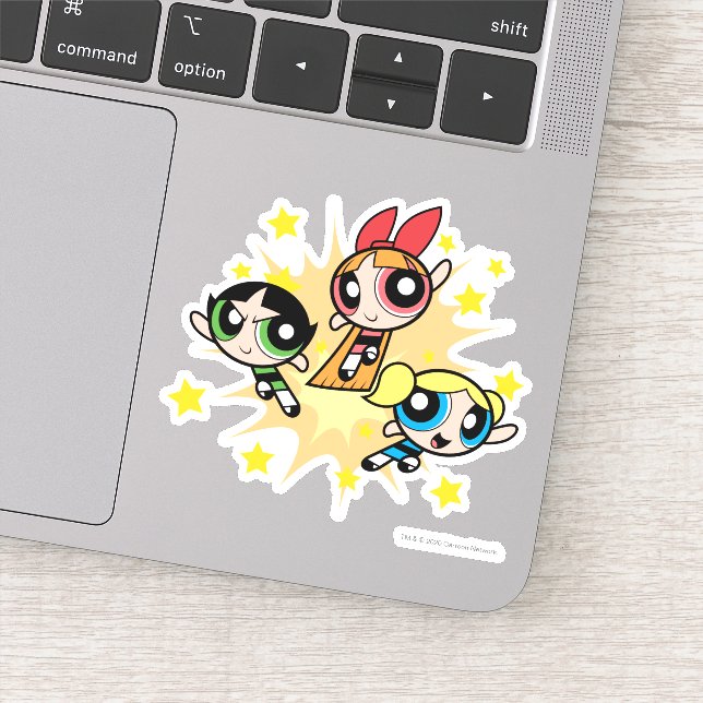 Powerpuff Girls Save The Day Sticker (Detail)