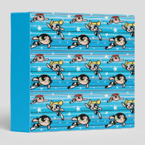 Powerpuff Girls Star Pattern 3 Ring Binder