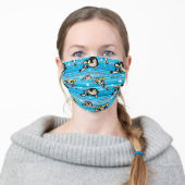 Powerpuff Girls Star Pattern Adult Cloth Face Mask (Worn)