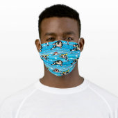 Powerpuff Girls Star Pattern Adult Cloth Face Mask (Worn)