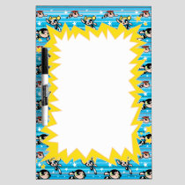 Powerpuff Girls Star Pattern Dry Erase Board