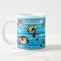 Powerpuff Girls Star Pattern Giant Coffee Mug
