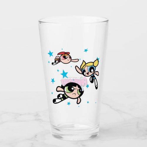 Powerpuff Girls Star Pattern Glass