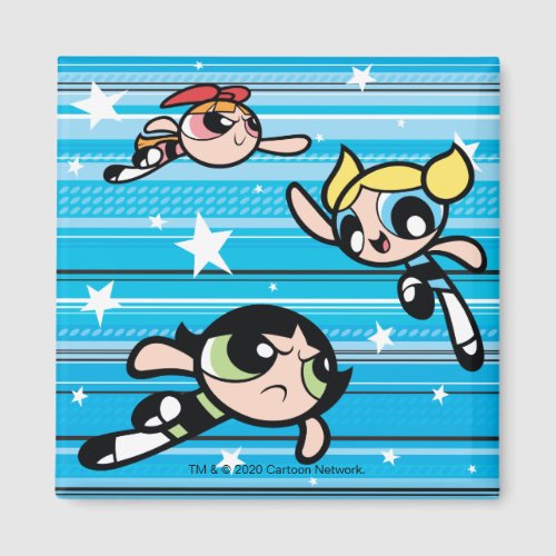 Powerpuff Girls Star Pattern Magnet