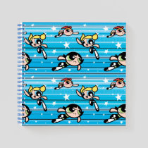 Powerpuff Girls Star Pattern Notebook