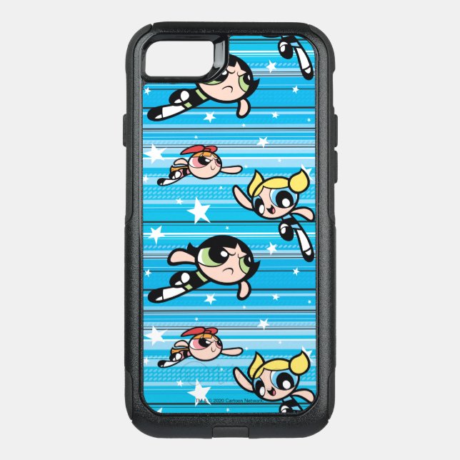 Powerpuff Girls Star Pattern Otterbox iPhone Case (Back)