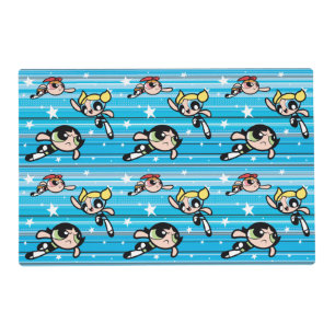 Powerpuff Girls Star Pattern Placemat
