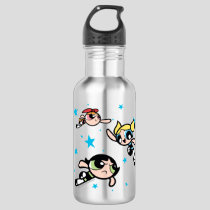 Powerpuff Girls Star Pattern Stainless Steel Water Bottle