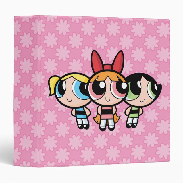 Powerpuff Girls: Sugar, Spice and Everything Nice 3 Ring Binder (Front/Spine)