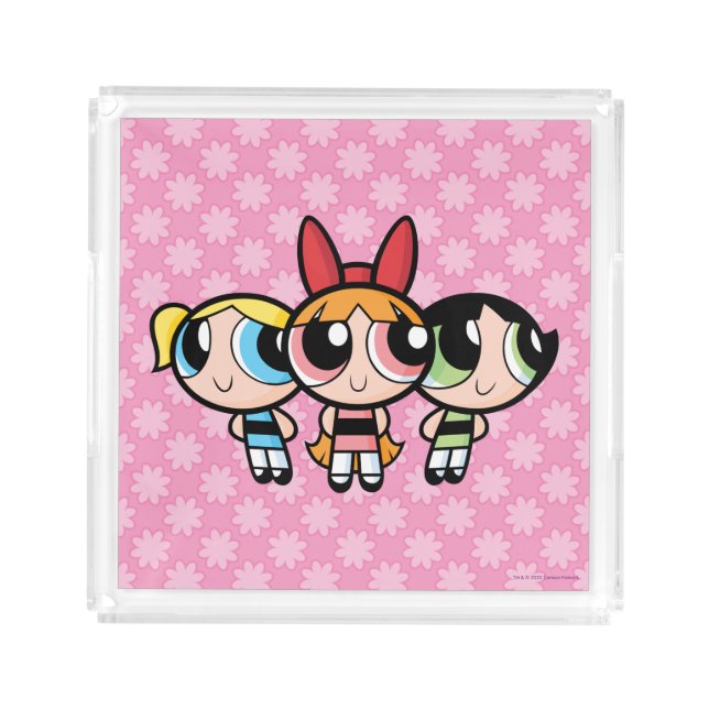 Powerpuff Girls: Sugar, Spice and Everything Nice Acrylic Tray (Front)