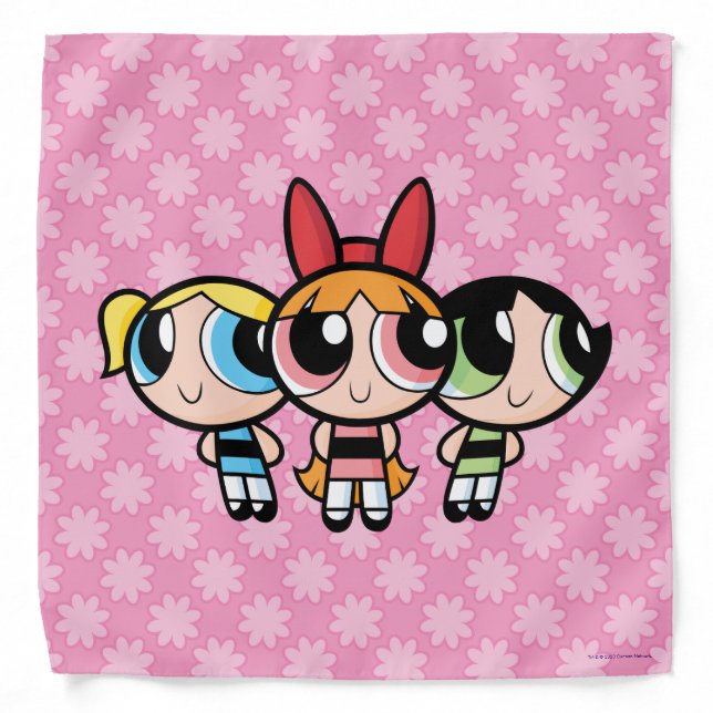 Powerpuff Girls: Sugar, Spice and Everything Nice Bandana (Front)
