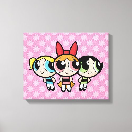 Powerpuff Girls Sugar Spice and Everything Nice Canvas Print