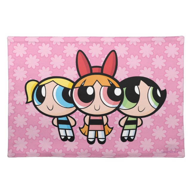 Powerpuff Girls: Sugar, Spice and Everything Nice Cloth Placemat (Front)