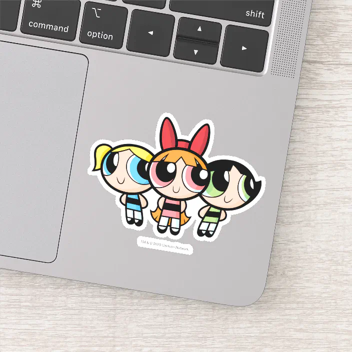 Personalized Powerpuff Girls Sugar Spice And Everything Nice Sticker Zazzle Com