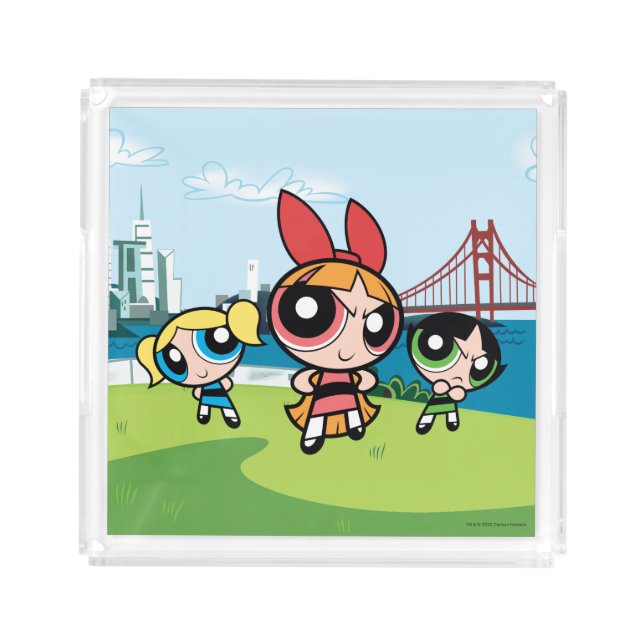 Powerpuff Girls Super Fierce Acrylic Tray (Front)