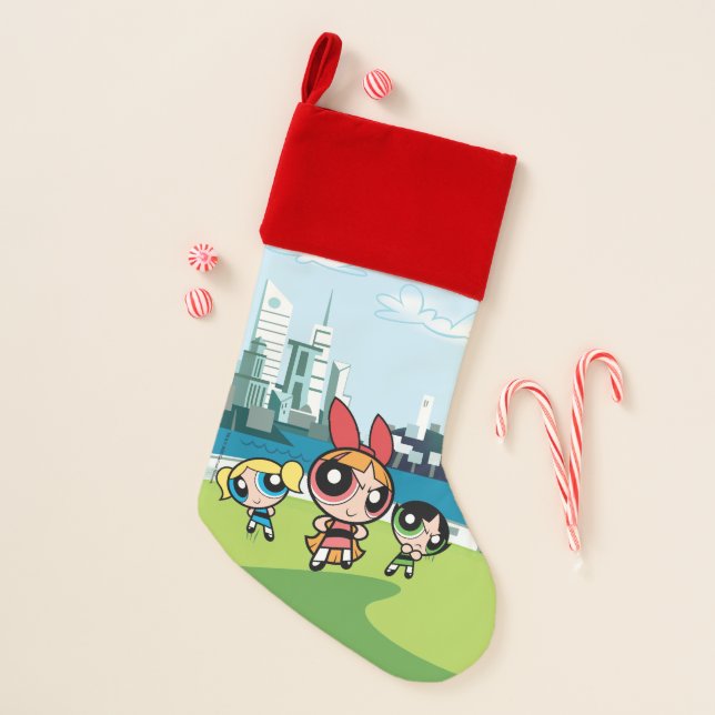 Powerpuff Girls Super Fierce Christmas Stocking (Front)