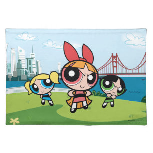 Powerpuff Girls Super Fierce Cloth Placemat
