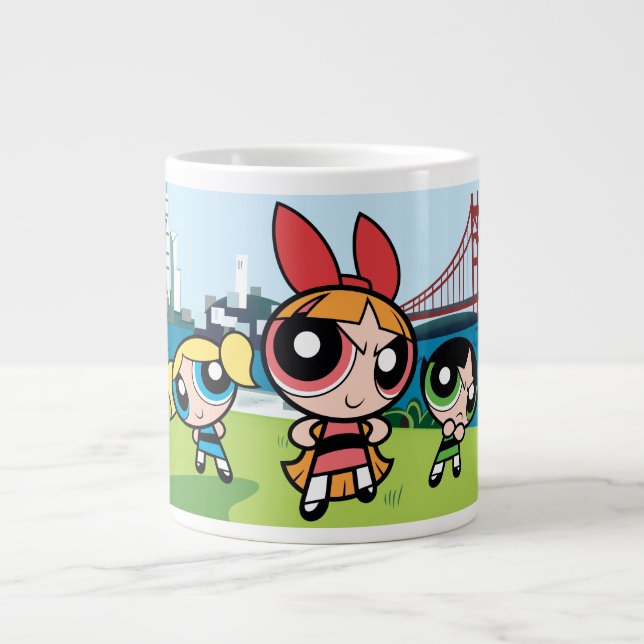 Powerpuff Girls Super Fierce Giant Coffee Mug (Front)