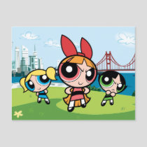 Powerpuff Girls Super Fierce Invitation Postcard