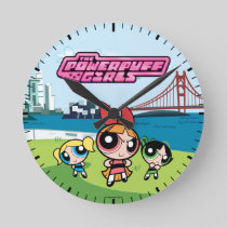 Powerpuff Girls Super Fierce Round Clock