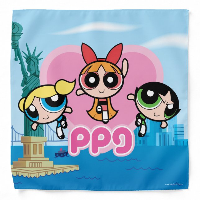 Powerpuff Girls Team Awesome Bandana (Front)