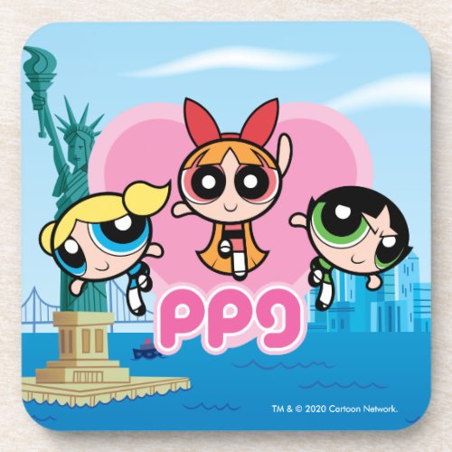 Powerpuff Girls Team Awesome Beverage Coaster