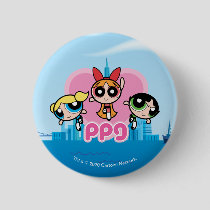 Powerpuff Girls Team Awesome Button